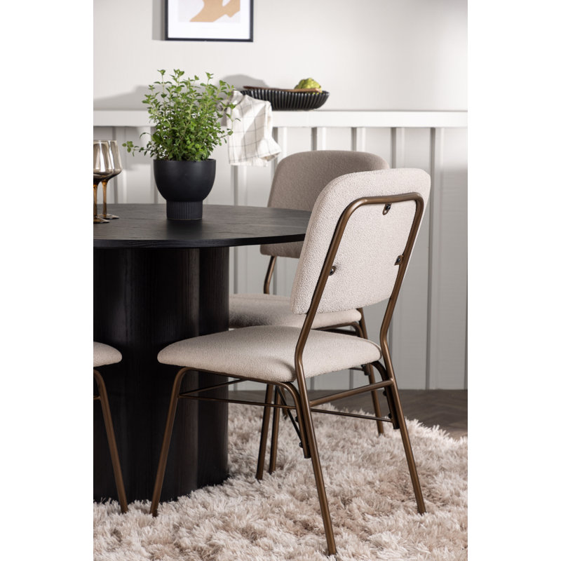 Hampston 4 - Person Dining Set, Black