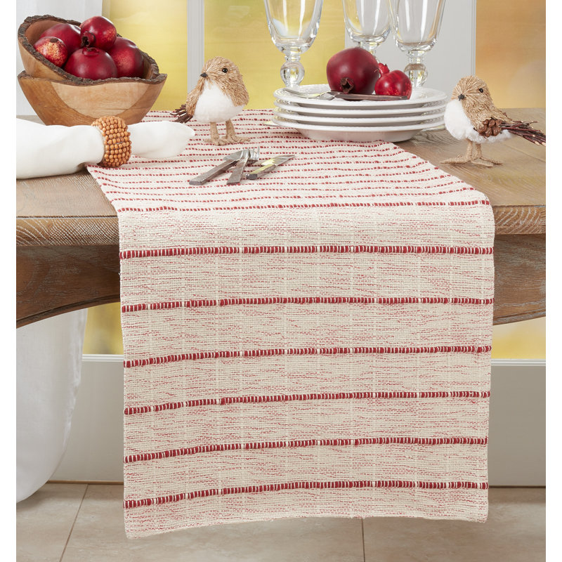 Coralee Striped Table Runnner