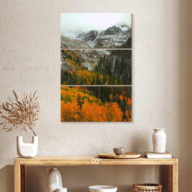 Masam Orange Flames, 65" H x 42" W
