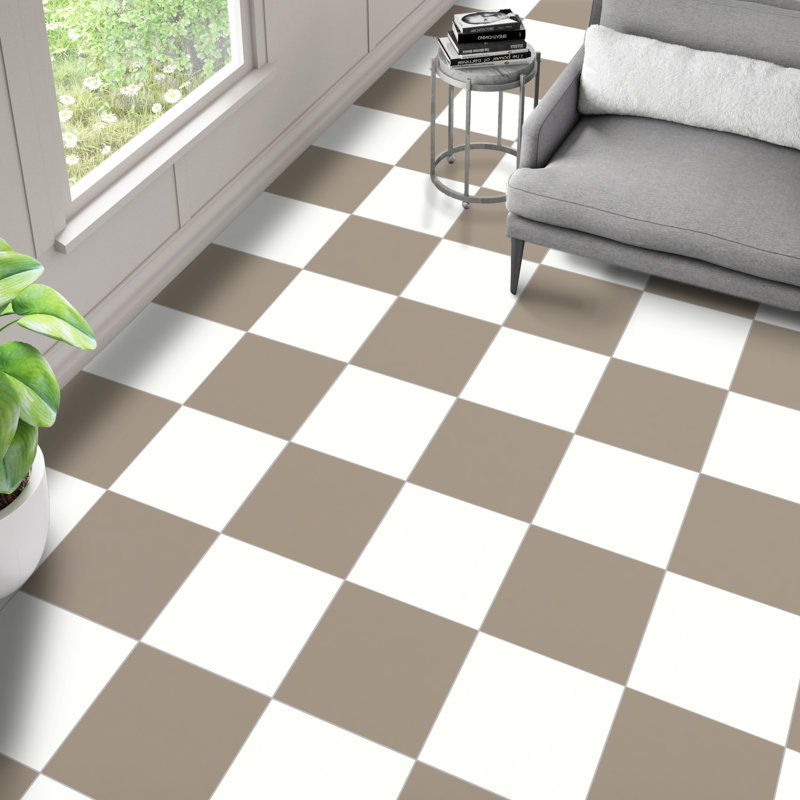 True Story 12'' W x 12'' L Porcelain Throughbody Wall & Floor Tile, Greige
