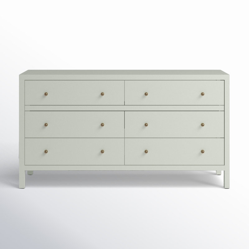 Nora 6-Drawer Dresser, Sage Green