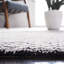 Tapis gris anthracite / ivoire en laine et viscose touffetés à la main Glamour-911361306