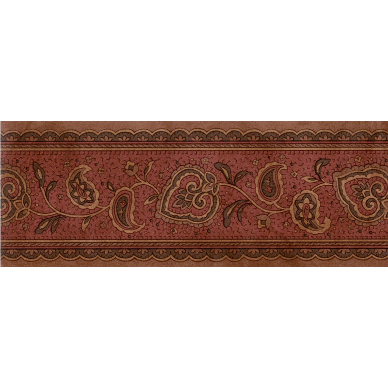Bordure cachemire bordeaux Emoke