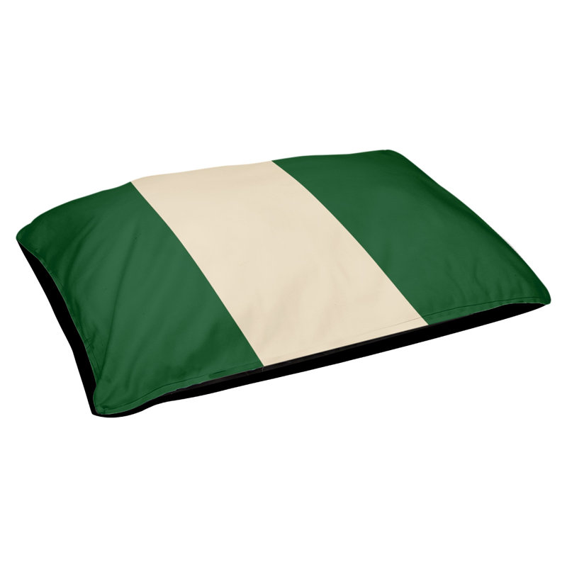 Coussin extérieur Phoenix, Moyen (l 28 po x P 18 po x H 9,5 po), Vert de Good Land / crème de Cream City / vert de