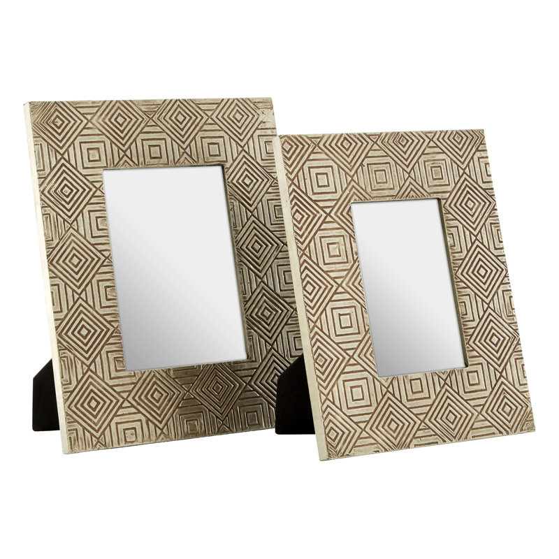 Adira Metal Embossed Picture Frame, 25cm H x 21cm W x 1cm D