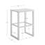 Tabouret de bar en aluminium 30 po Armando-123290957