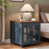 Brown Top/Navy Base