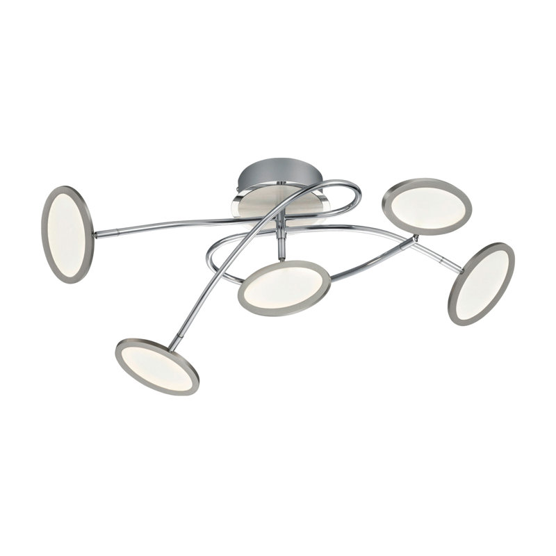 plafonnier encastré à del en spoutnike moderne 26 po pour 5 lumières  Dubbo