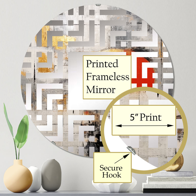 Pankuri - Square Wall Mirror, 31.4" x 31.4"
