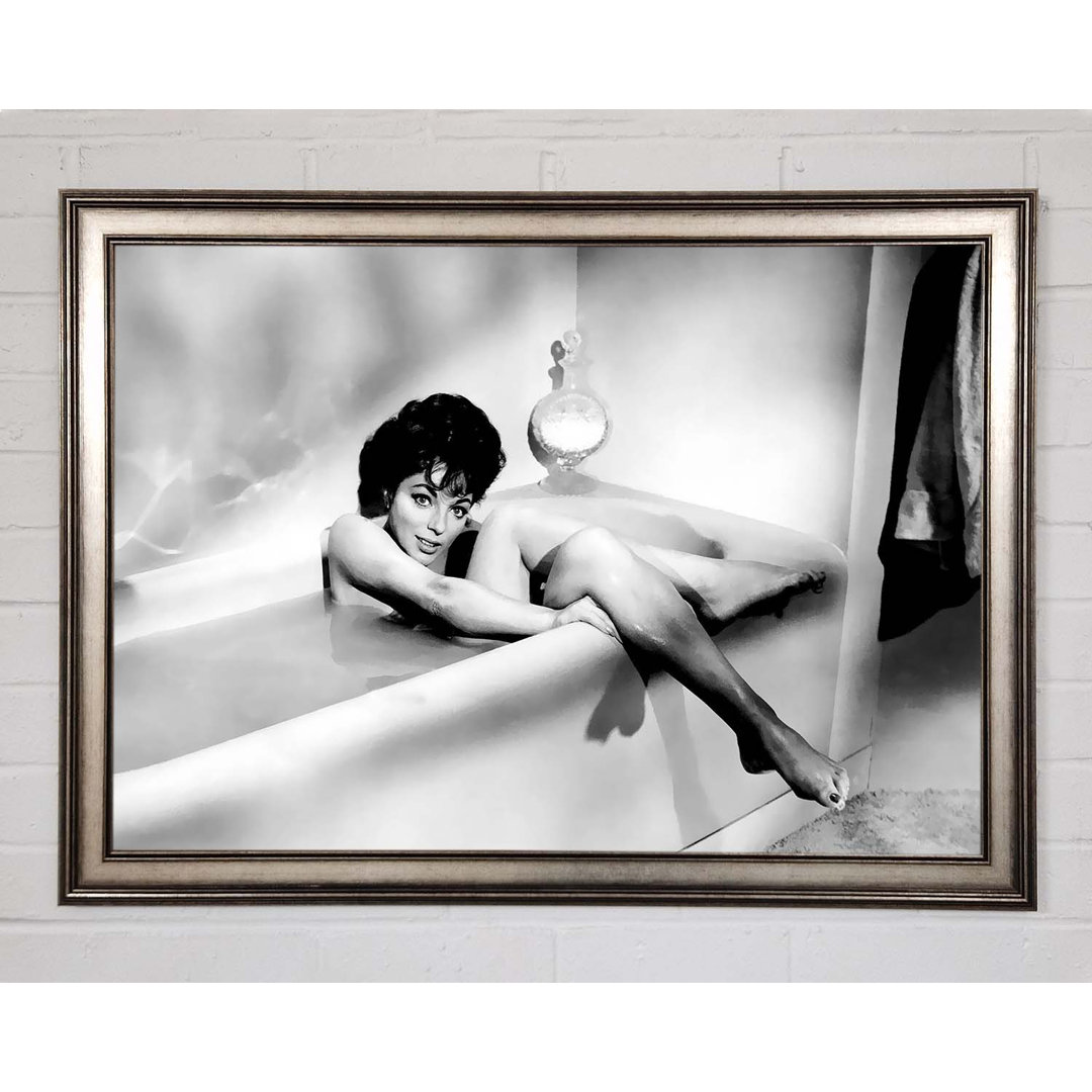 Joan Collins In The Tube - Einzelne Bilderrahmen Kunstdrucke