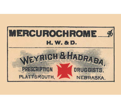 Mercurochrome-impression textuelle