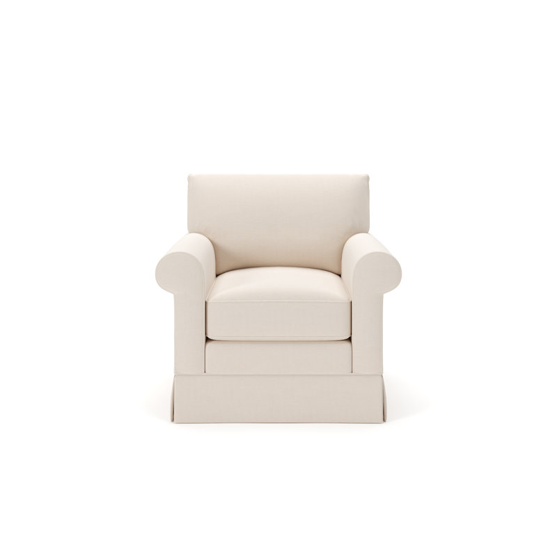 Fauteuil d'appoint rembourré Friedman, Toile