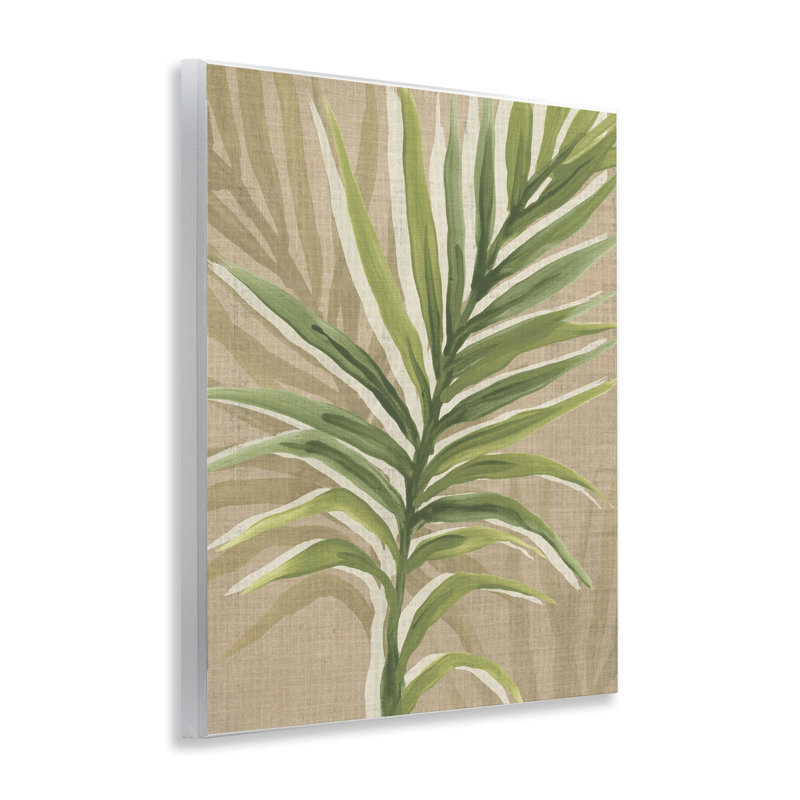 Rustic Palm Plant Wall Plaque, design by June Erica Vess