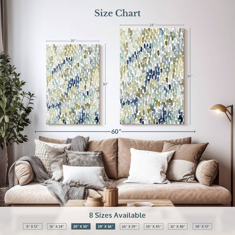 Avery River Wavelets I, 36" H x 24" W