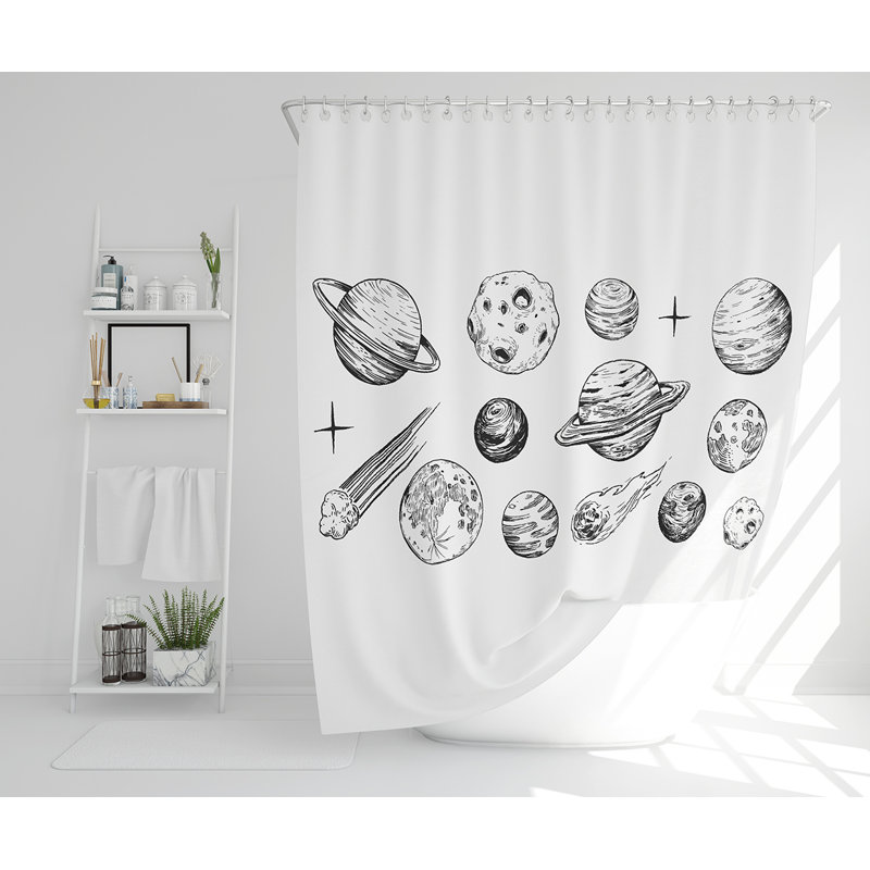 Ella-Maria 13 Piece Polyester Shower Curtain Set