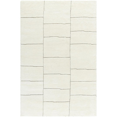 Hand-Tufted Geometric Rug