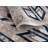 Rug Branch Nava 2' x 5' (2' x 5'1") Blue/Beige Southwestern Indoor Doormat Rug, Contemporary, Low Pile, Stain-Resistant Entry Carpet - Front Door, Mudroom, Hallway and Kitchen-1464162565