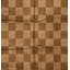 Himalayan Wool Checkered Area Rug in Brown
