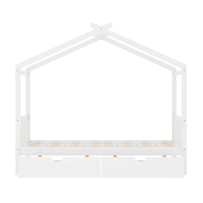 Lit plateforme Gianetta par lsabelle & Max ™, Blanc, Double