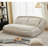 [NEW ARRIVED] [VIDEO PROVIDED] Double human dog bed,Lazy sofa ,Loveseat,Fits You & Pets,Extra Large Floor Couch,Can sit or lie down,2-in-1,5 Adjustable Position, Plump Pillow,2 Seat,Chenille,Beige-1903854602