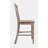 Salita Acacia Solid Wood Counter Stool-1941820341