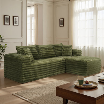 Canapé 2 pièces avec coussin Kustas Boneless
