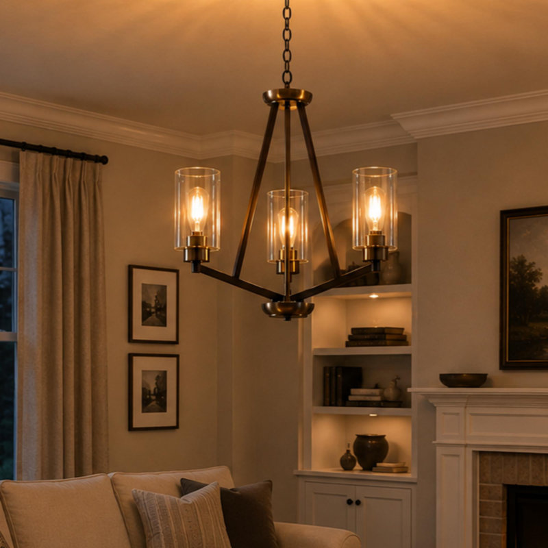Mukil 3 - Light Dimmable Empire Chandelier