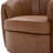 34"Wide Genuine Leather Swivel Barrel Chair (Set of 2 )-1121938473