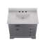  Meuble-lavabo simple 36 po avec dosseret Heritage, 3 couleurs disponibles: blanc / bleu marine / gris-106404208