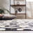 Studio Leather Flat Weave Hair On Leather Geometric Rug-959860527
