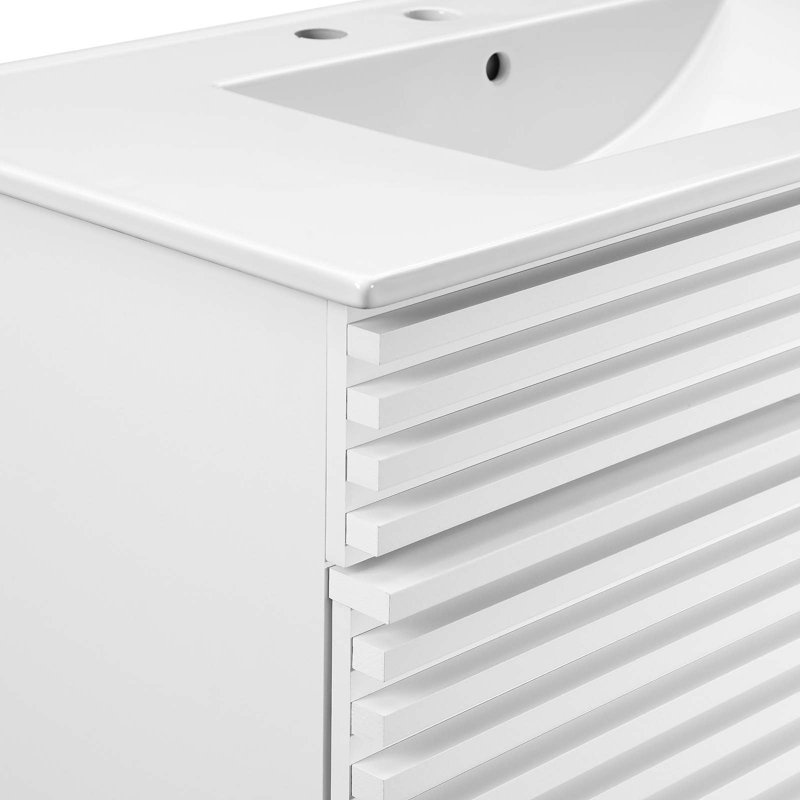 Render 36" Bathroom Vanity, White