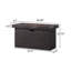 CUSTER 45'RECTANGULAR  MGO FIRE PIT  - 50,000 BTU