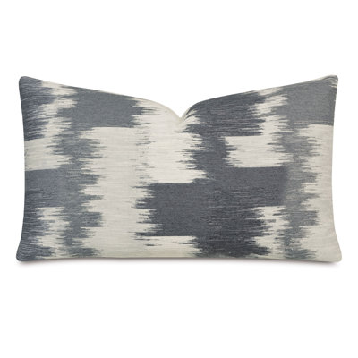 Abstract Cotton Blend Reversible Throw Pillow