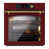 Burgundy/Brass