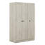 Armoire à 3 portes avec tablettes