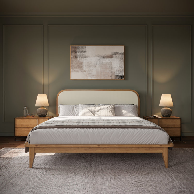 Gabe King Solid Wood Bed, King