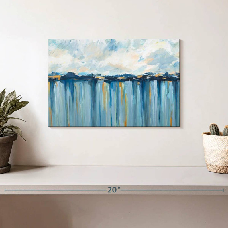 Avery Ocean Blues I, 8" H x 12" W