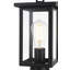 Lampadaire d'extérieur 6 pouces noir Mershon