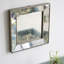 Miroir décoratif argenté