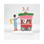 Figurine de bas de Noël Dr. Seuss Grinch Villages a Who's Who