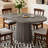 55 Inch Oval Dining Table With Wood Base For Dining Room, Kitchen-349508750