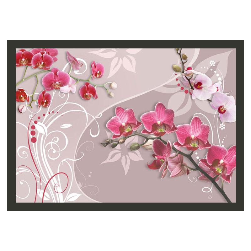Flight of Orchids 2.10m x 300cm Wallpaper, Pink, 300 cm x 210 cm