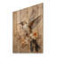 Denain - Décoration murale animaux sur bois de pin naturel-109493289
