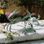 Small, Medium, and Large Crab Statue Set