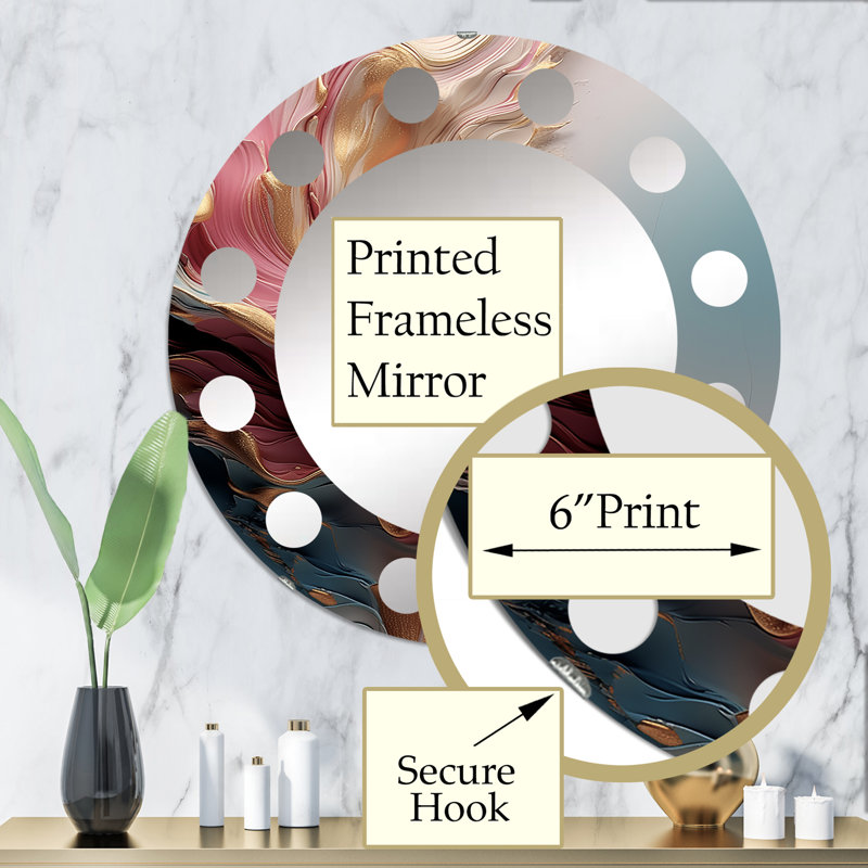 Wanyae Circle Wall Mirror, 32" x 32"