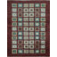 Hand-Knotted High-Quality Red, Gray, and Beige Area Rug