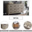 Commode double à 6 tiroirs Grantville Farmhouse-74447183
