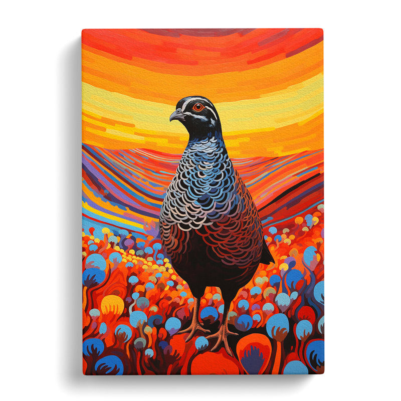 Partridge Colour Field No.2 - No Frame Print, 50cm H x 35cm W x 3cm D