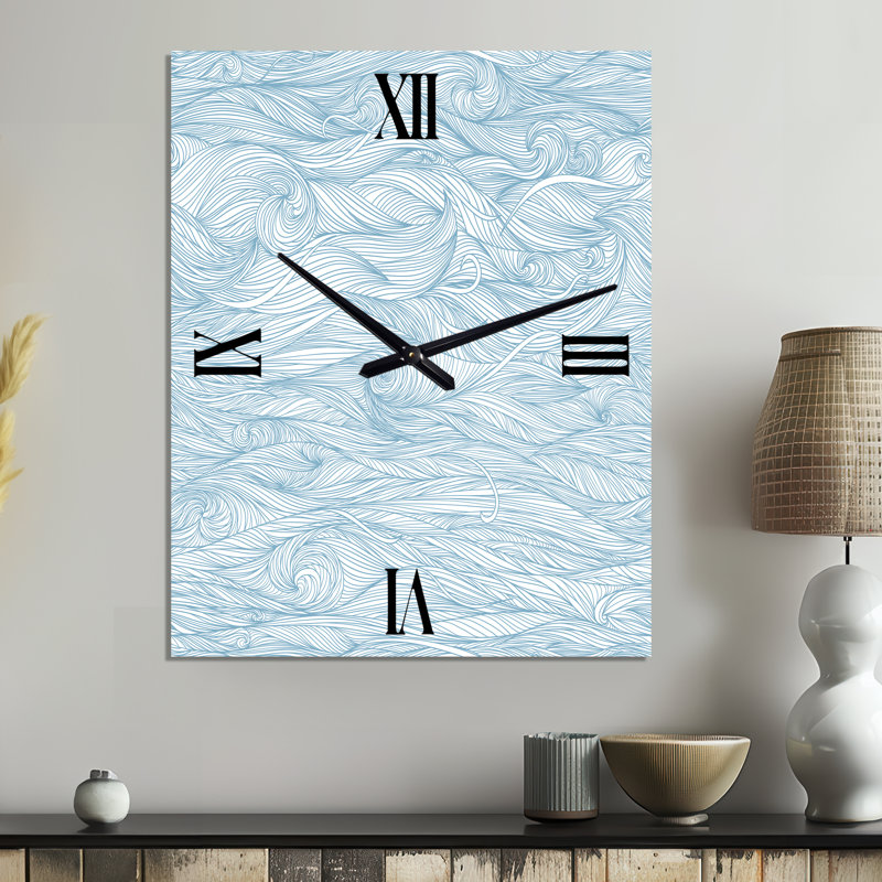 Horloge murale abstraite, Surdimensionné