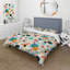 Ensemble de housse de couette à pois jaune et bleu Fashion II - Midcentury-556614430